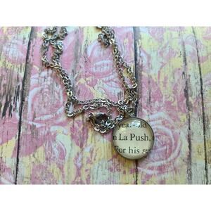 La Push 20mm pendant necklace made with Twilight book pages